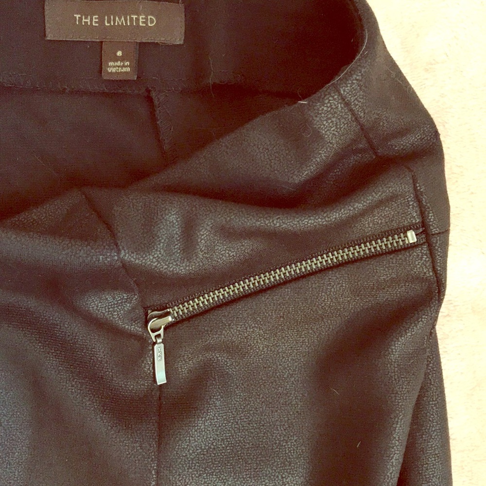 Textured black pencil skirt - The Limited